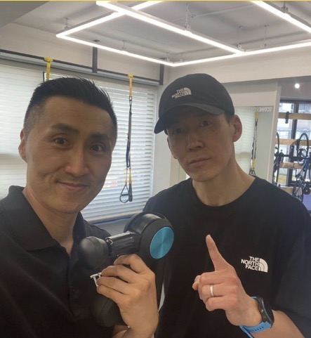 이창훈 대표와 방송인 션
